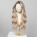 Blonde wig with adjustable cap and breathable mesh
