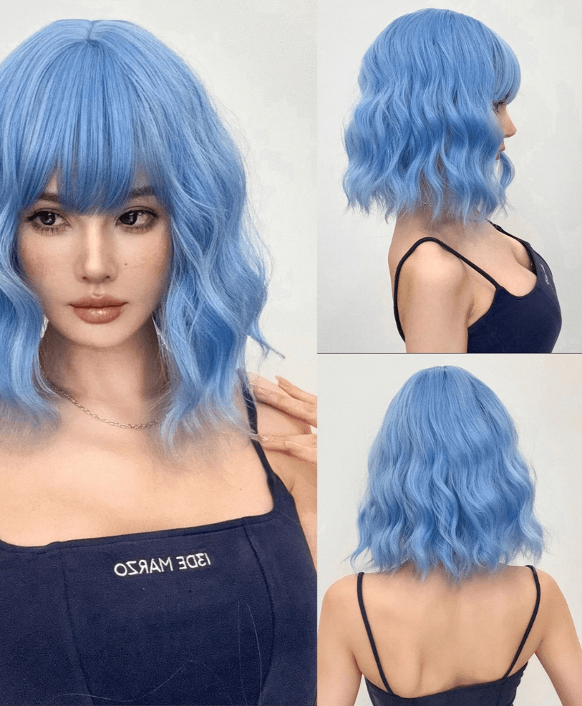 Blue Wig