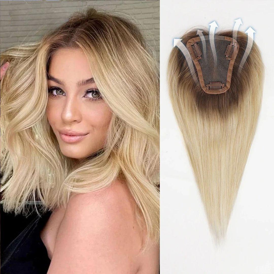 Breathable Mesh Base Hair Topper