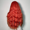 Bright Red Curly Wig