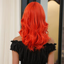 Bright Red Curly Wig