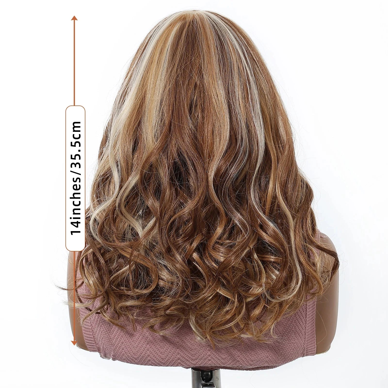 Brown Highlighted Wig