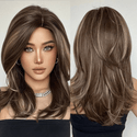 Brown Highlight Wig