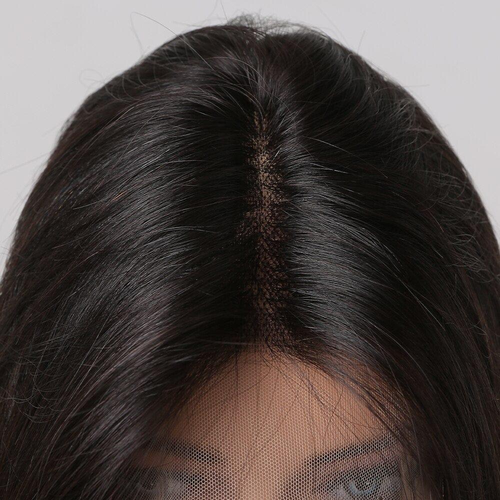 Brown Human Hair Wig
