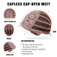 Brown Long Wig Cap