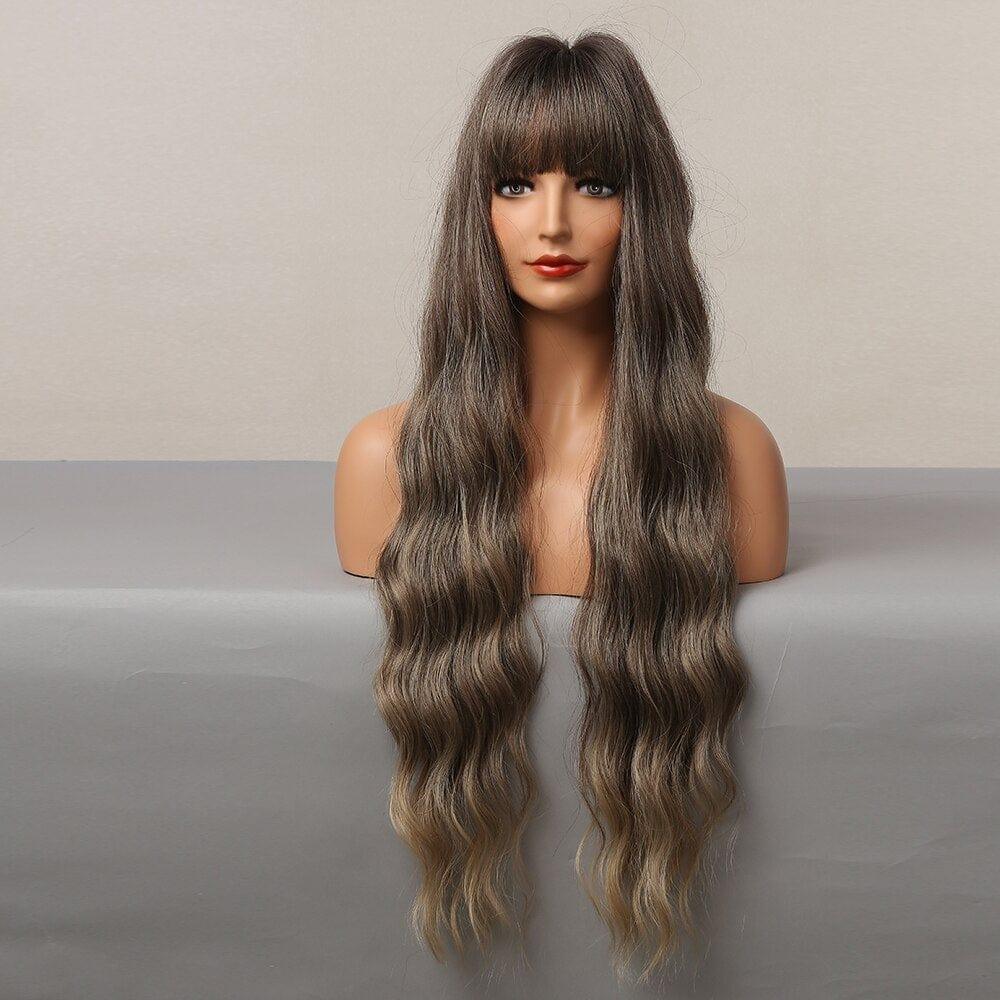 Brown Wavy Wig
