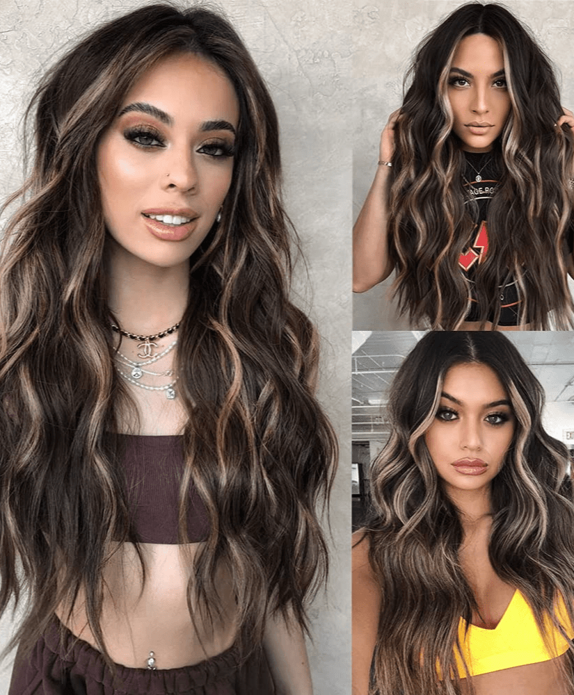 Brown Wavy Wig