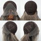 Brown hair cap with mesh front on a mannequin head against a white background