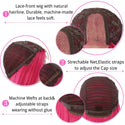 Capless Neon Pink Wig