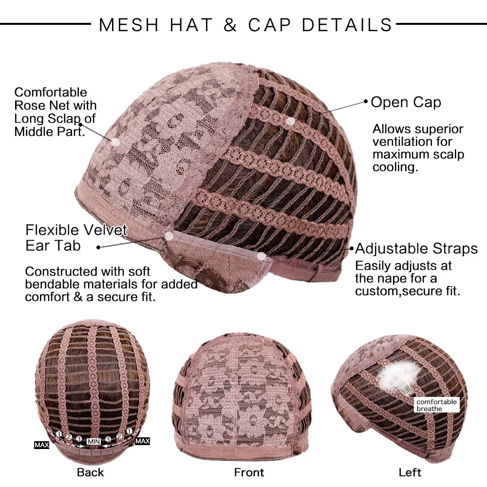 360 View of a Capless Wig