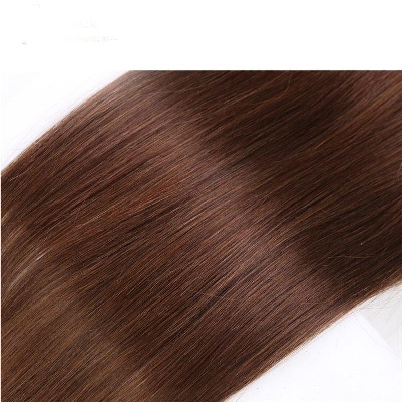 Clip Hair Topper Light Brown