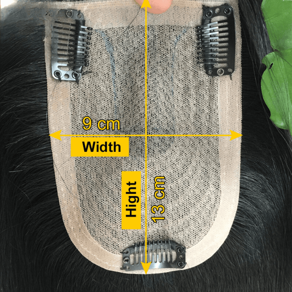 Clip Hair Topper Mono Base