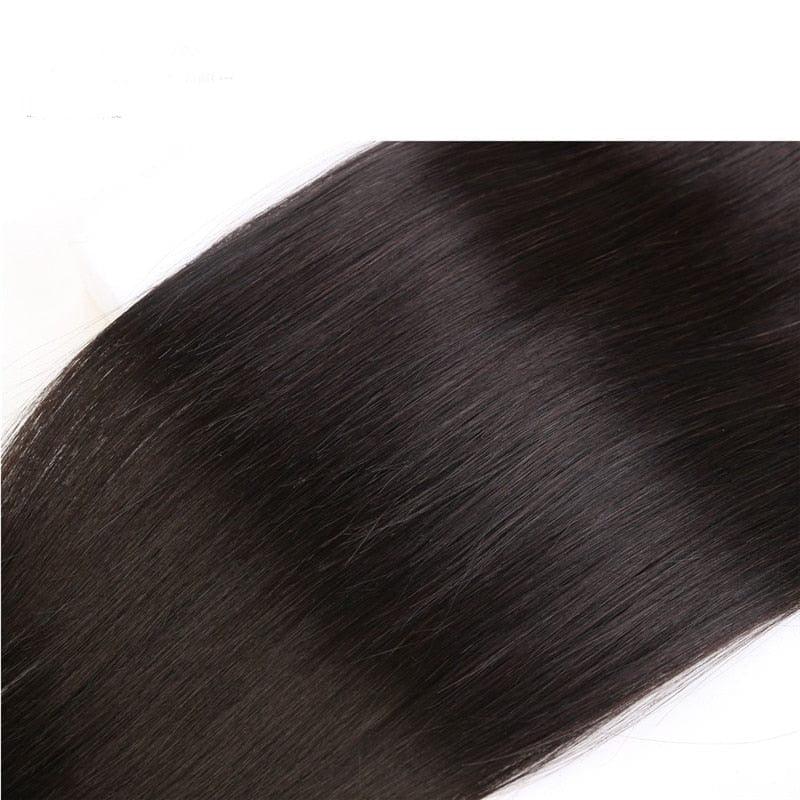 Clip Hair Topper Natural Black