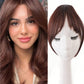 Clip In Bangs Auburn Brown
