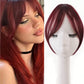 Clip In Bangs Burgundy