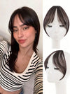 Clip In Bangs Darkest Brown