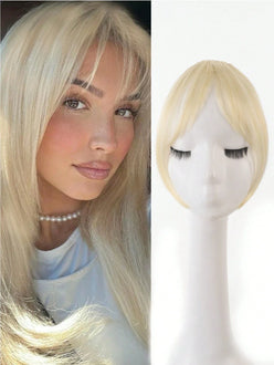 Clip In Bangs Light Blonde