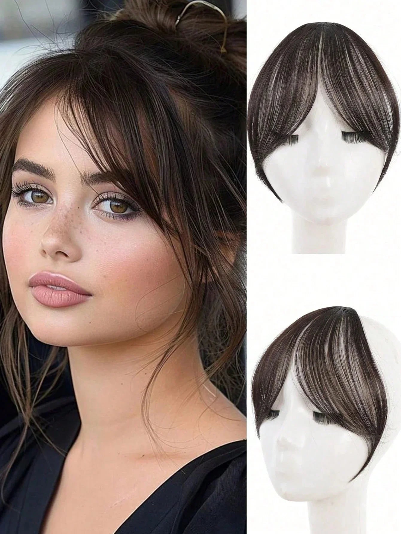 Clip In Bangs Natural Black