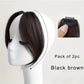 Clip In Curtain Bangs Black Brown