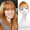 Clip in Fringe Ginger