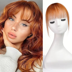 Clip in Fringe Ginger Red