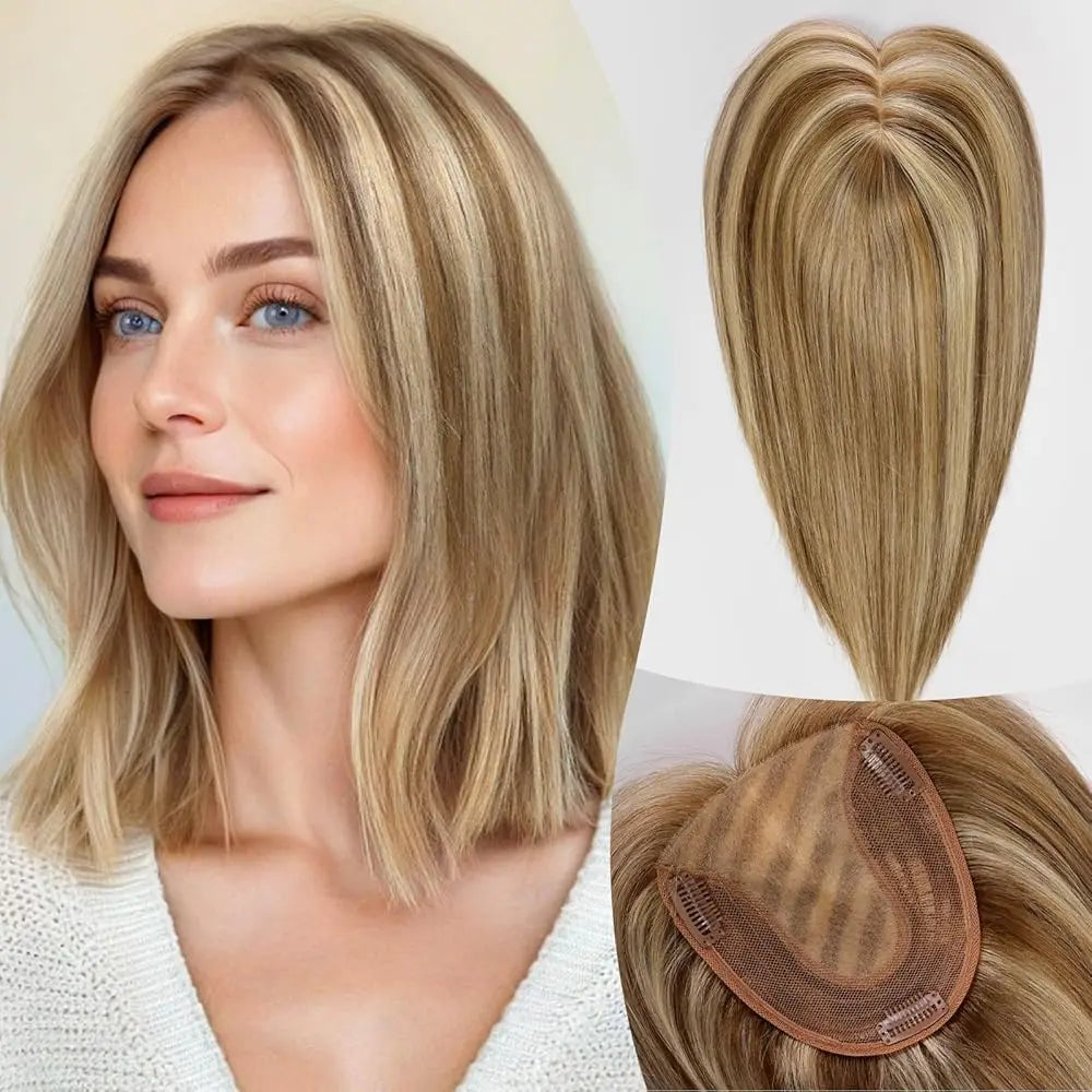 Clip in hair toppers