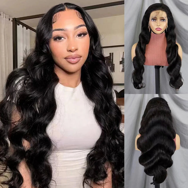 Curly Black Human Hair Wig