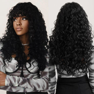 Curly Black Wig