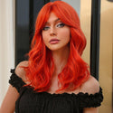 Curly Bright Red Wig