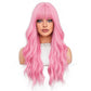 Curly Pink Hair Wig