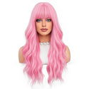Curly Pink Hair Wig