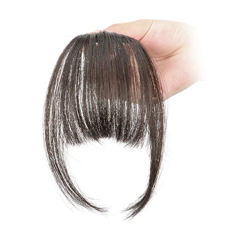 Fake Bangs Clip - Dark Brown