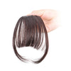 Fake Bangs Clip - Medium Burgundy Brown