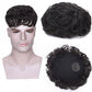 Fake Hair Pieces for Men Base Mix Grey