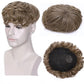Fake Hair Pieces for Men Light Brown
