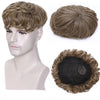 Fake Hair Pieces for Men Light Brown