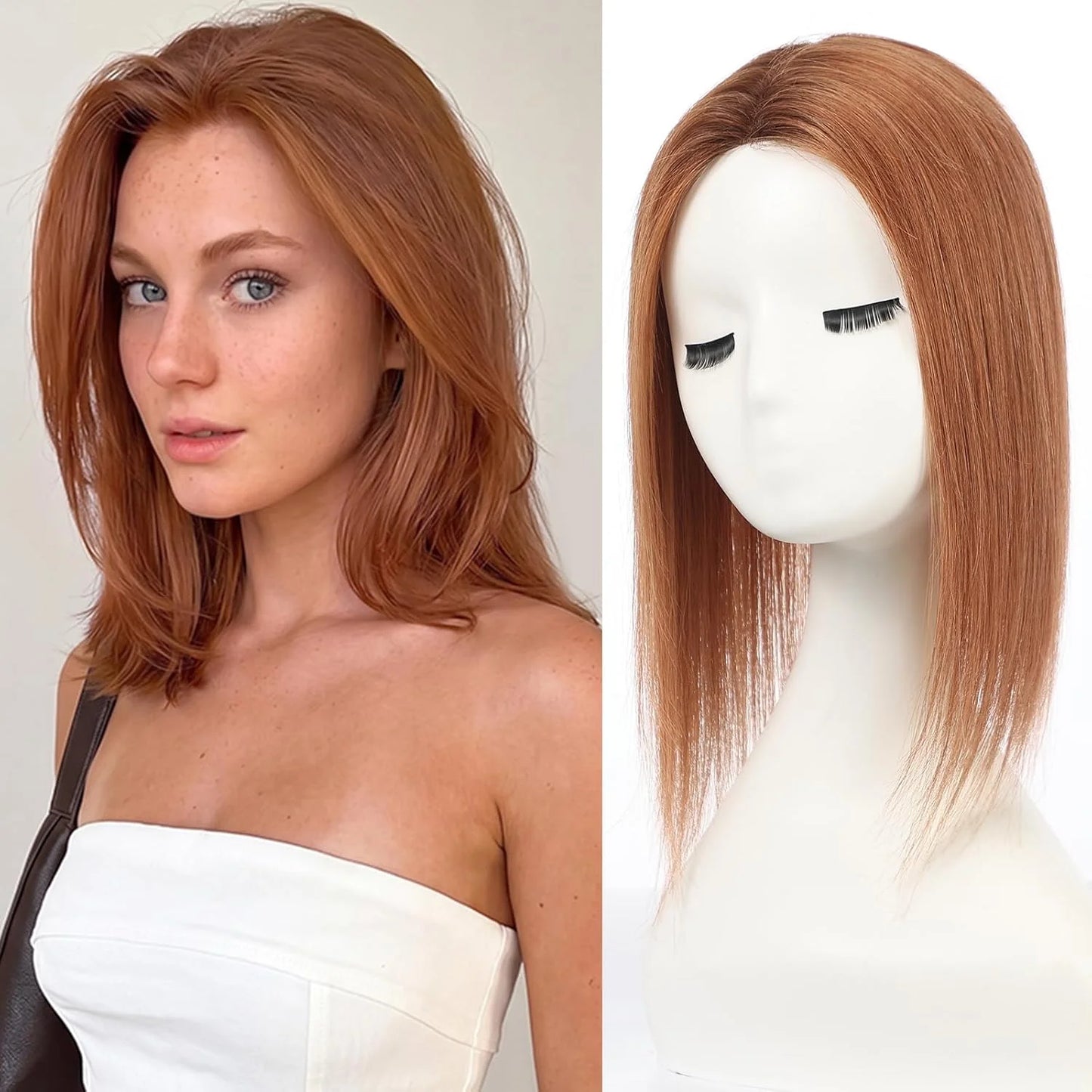 Ginger Clip In Hair Pieces for Women