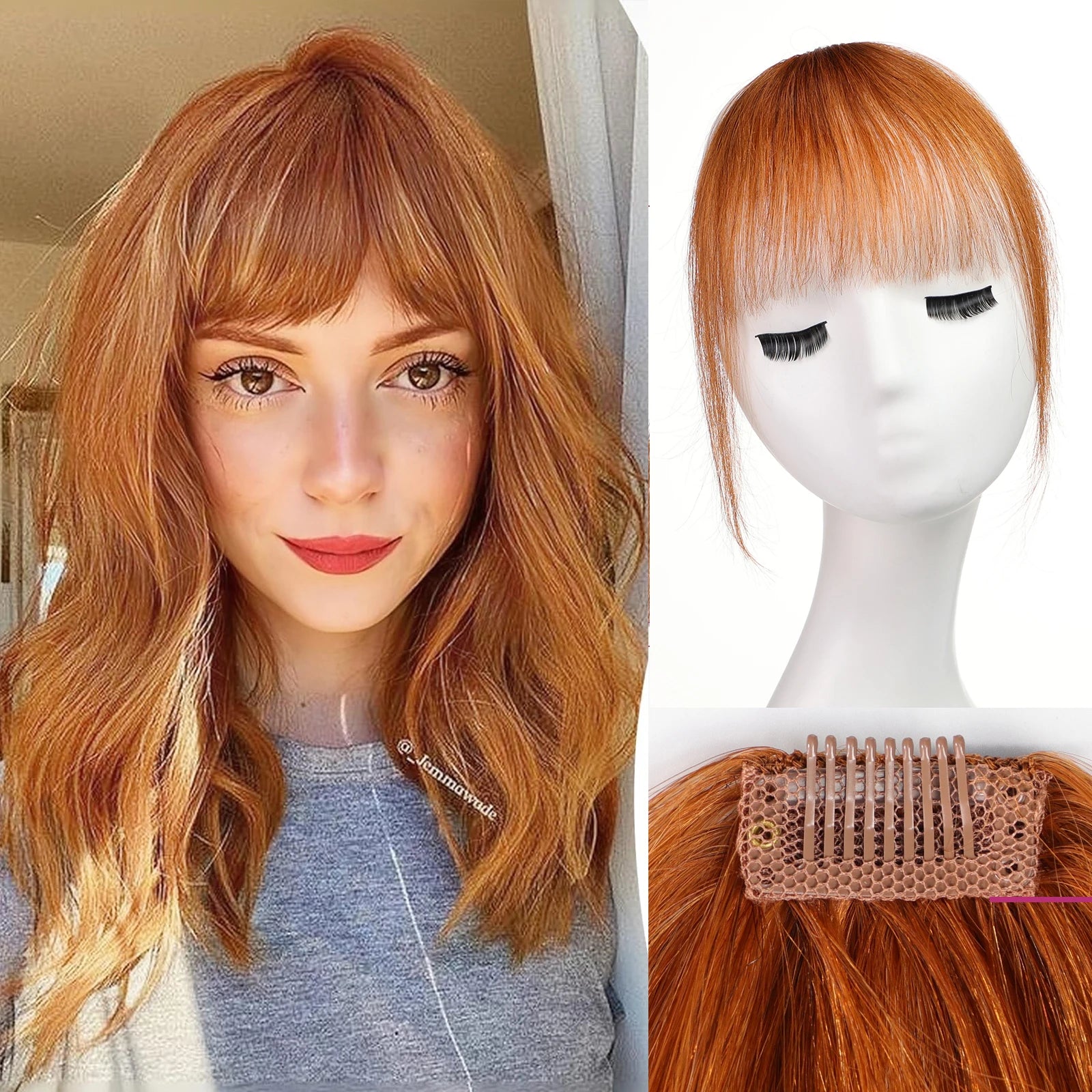 Ginger Fringe Extensions