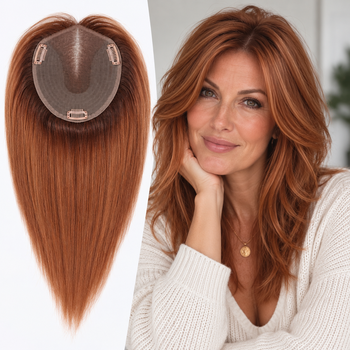 Ginger Hair Topper