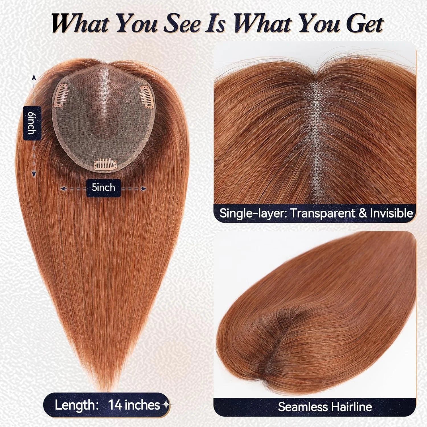 Ginger Hair Toppers UK