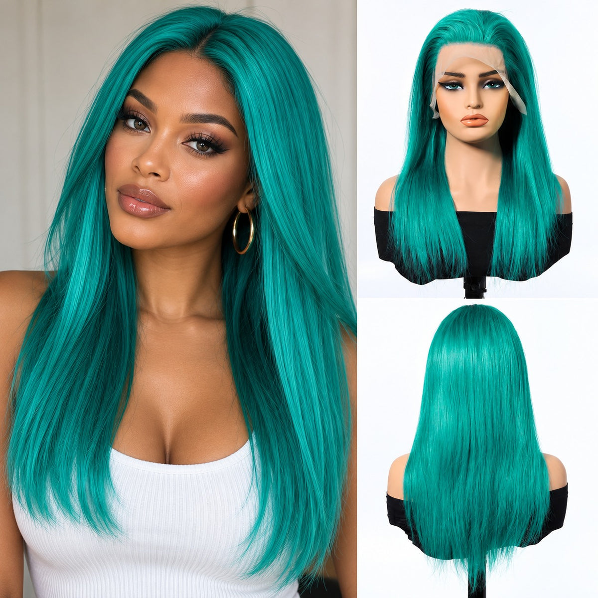 Glueless_Lace_Front_Wigs_Green
