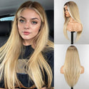 Glueless wig styled on model – no glue needed