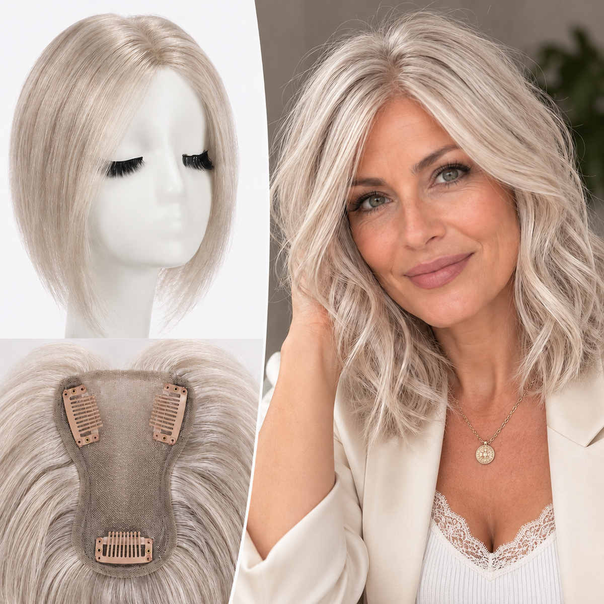 Gray Hair Topper