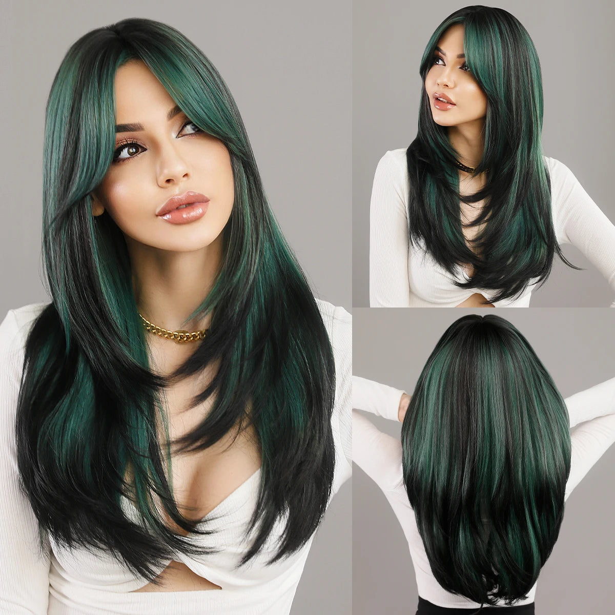 Green Hair Wig