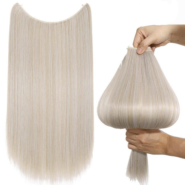 Grey Halo Hair Extensions