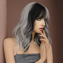Grey and Black Ombre Wig