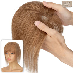 Hair Pieces for Top of Head Honey Brown