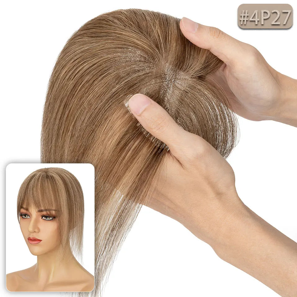Hair Pieces for Top of Head Mixed Brown