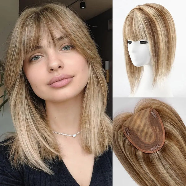 Hair Topper for Women Mixed Blonde