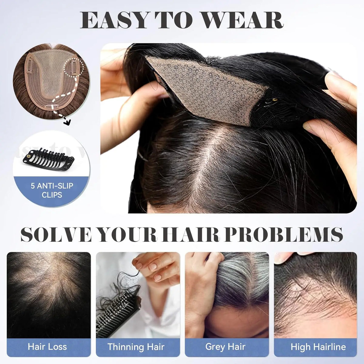 Hair Toppers for Women UK Stylonic
